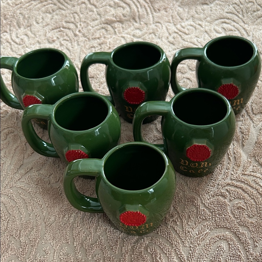 Vintage Benedictine D.O.M. Cafe mug set of 6